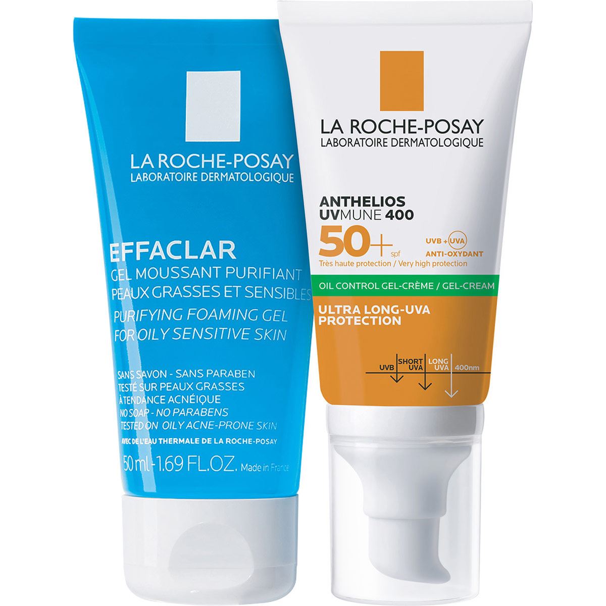 Kit La Roche Posay Protector Solar Piel Mixta a Grasa Textura Gel Crema
