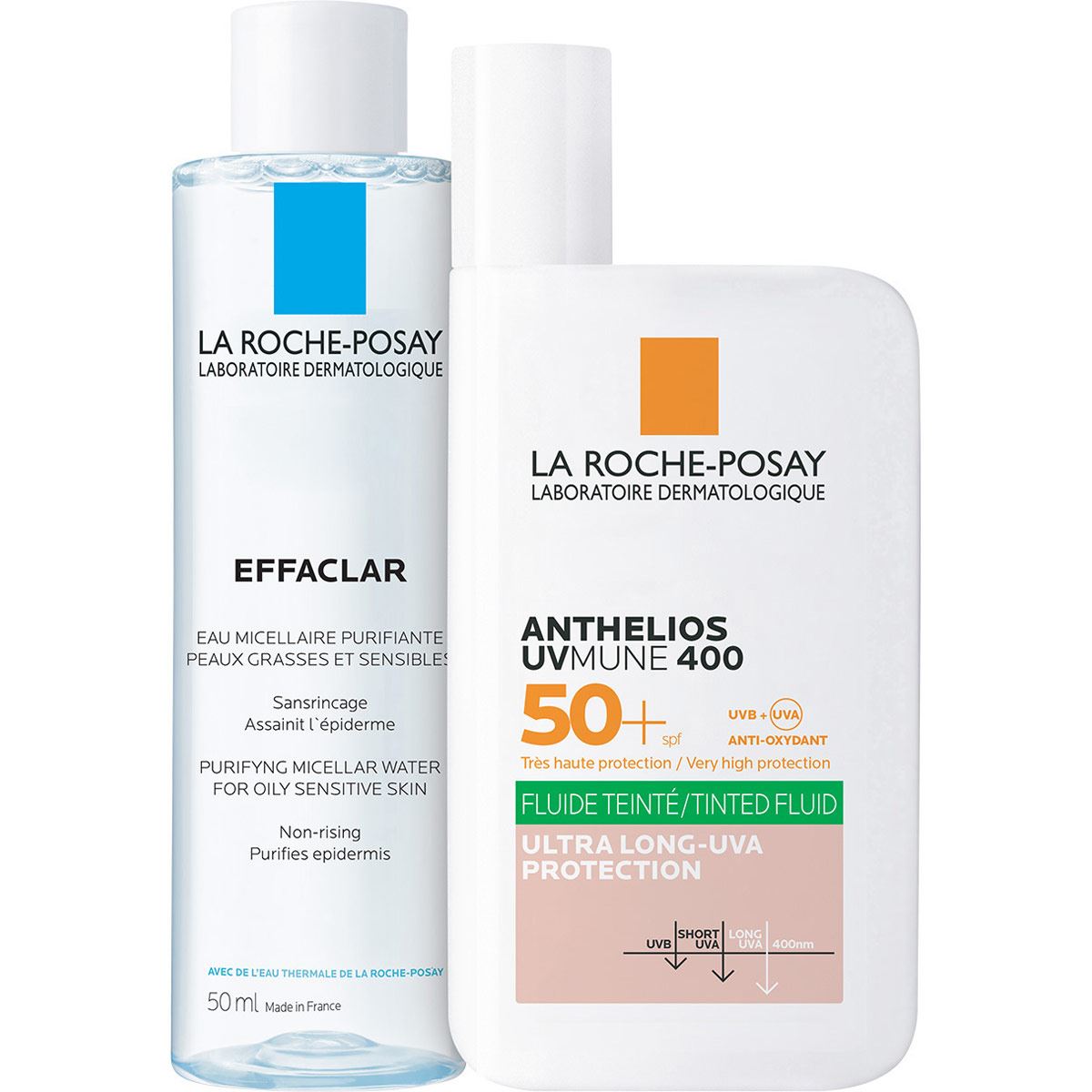 Kit La Roche Posay Protector Solar Piel Mixta a Grasa Textura Fluida Color