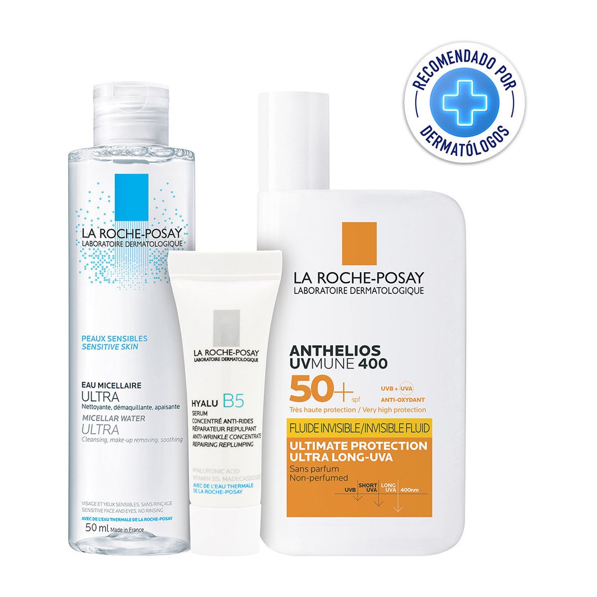 Kit La Roche Posay Protector Solar Piel Normal a Seca Textura Fluida