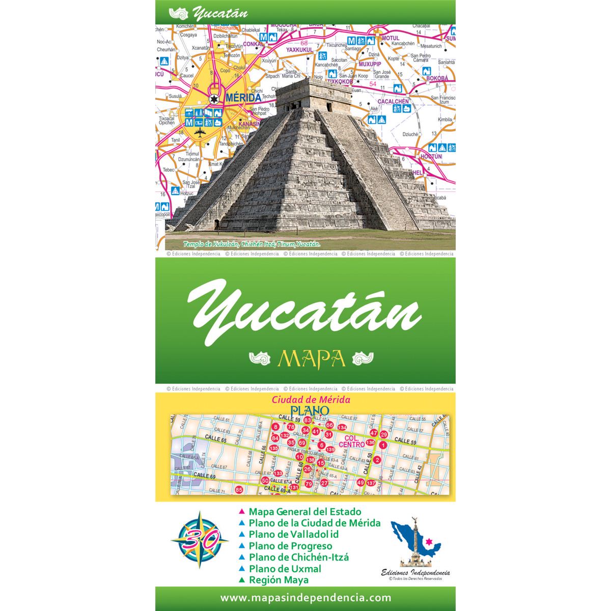 Mapa Yucat&#225;n