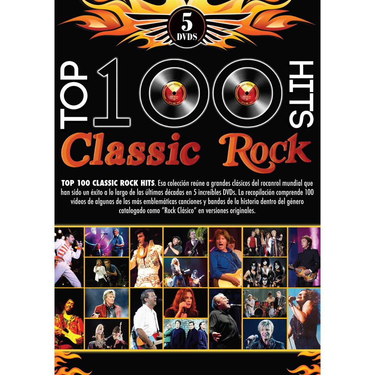 Dvd Top 100 Hits Classic Rock