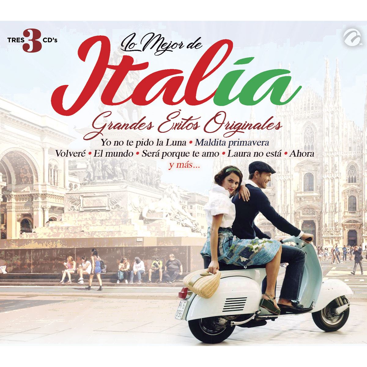 CD 3 Varios - Lo Mejor de Italia Grandes Éxitos Originales