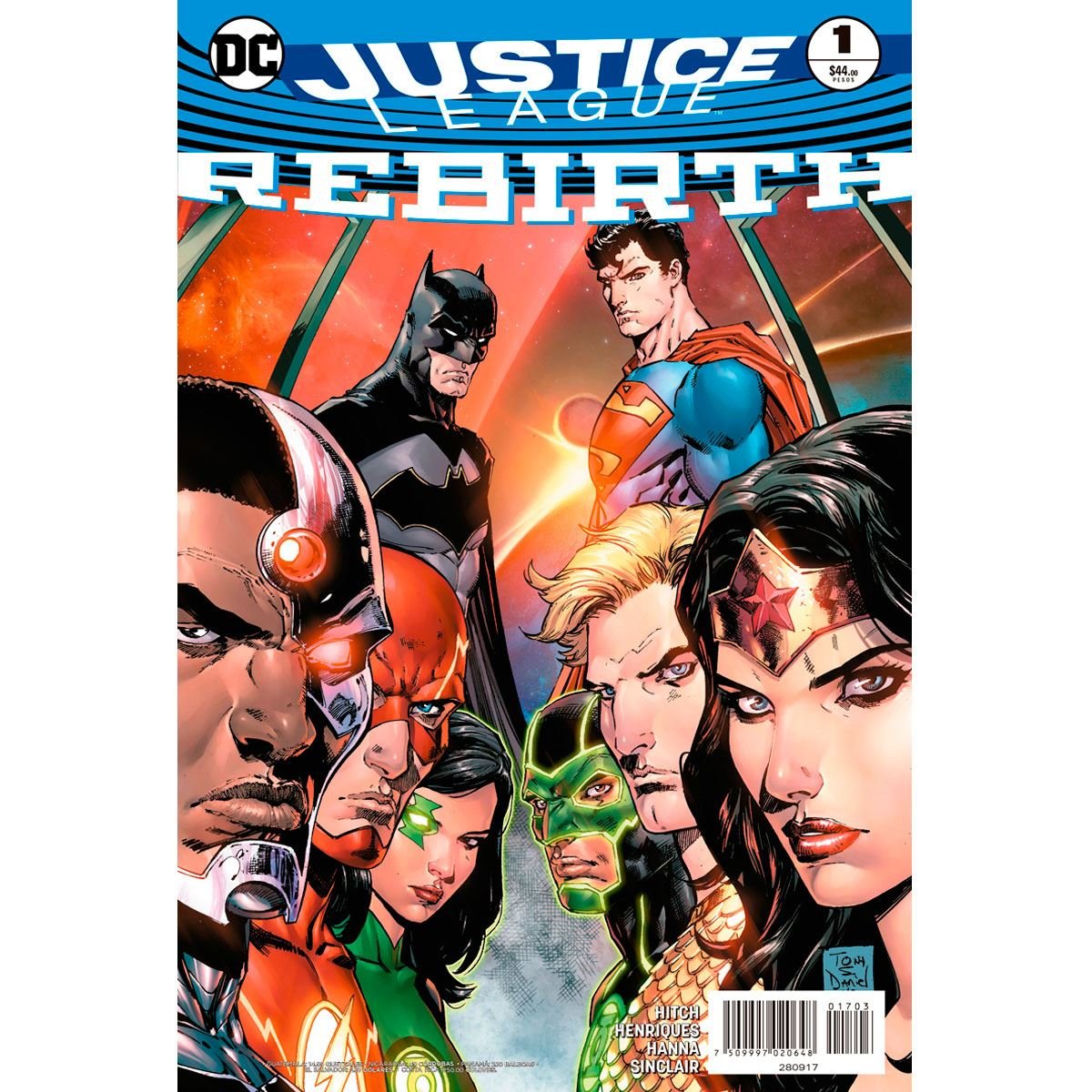 DC comics liga de la justicia esp