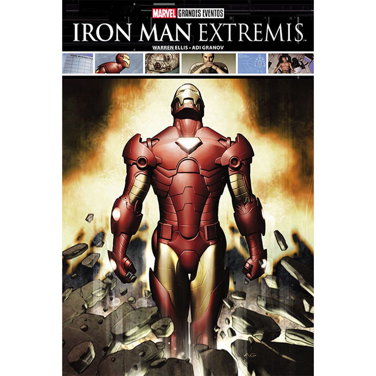 Marvel grandes eventos Iron Man Extremis