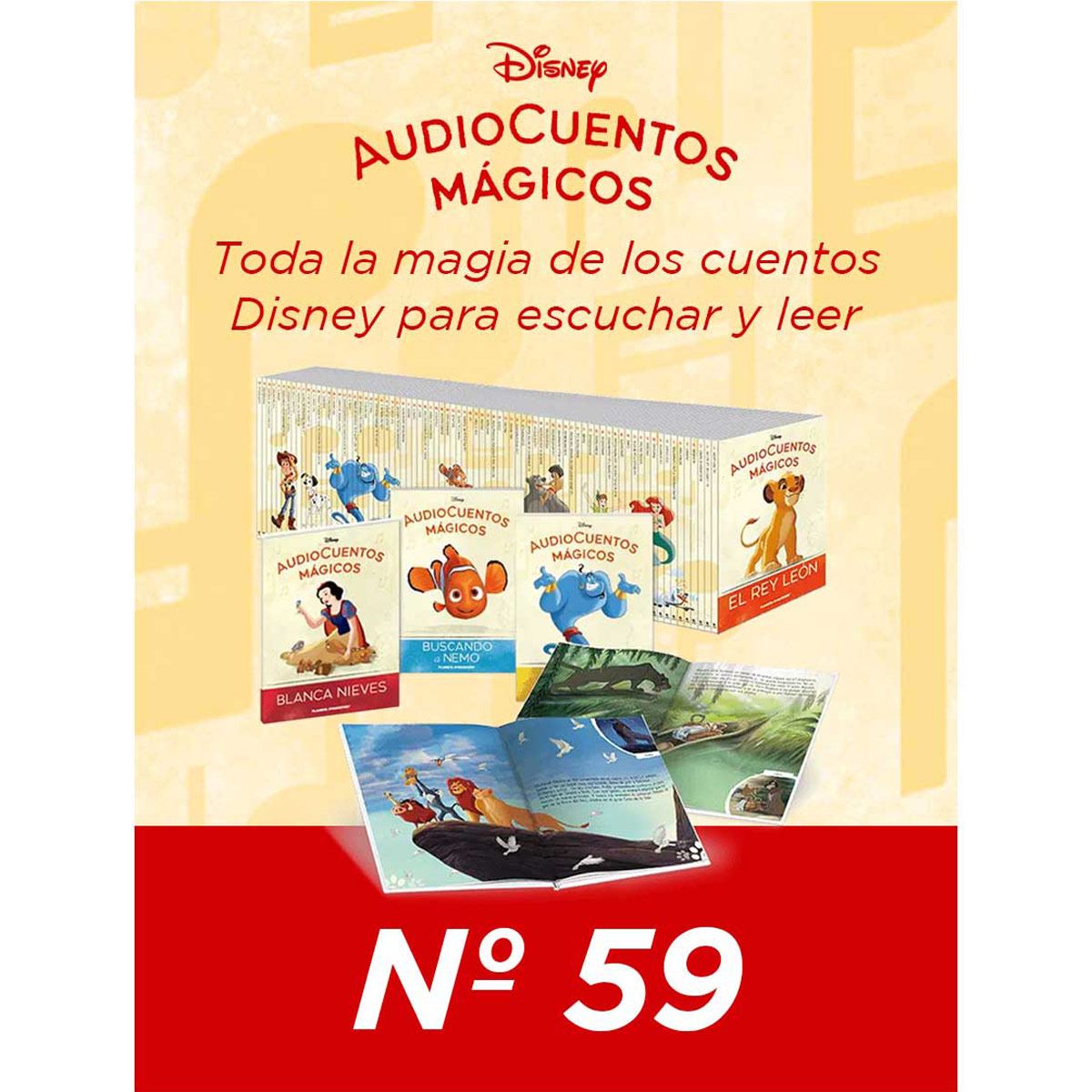 Colección Audiocuentos Disney 0059 Editorial Planeta de Agostini Sau Cuentos Disney