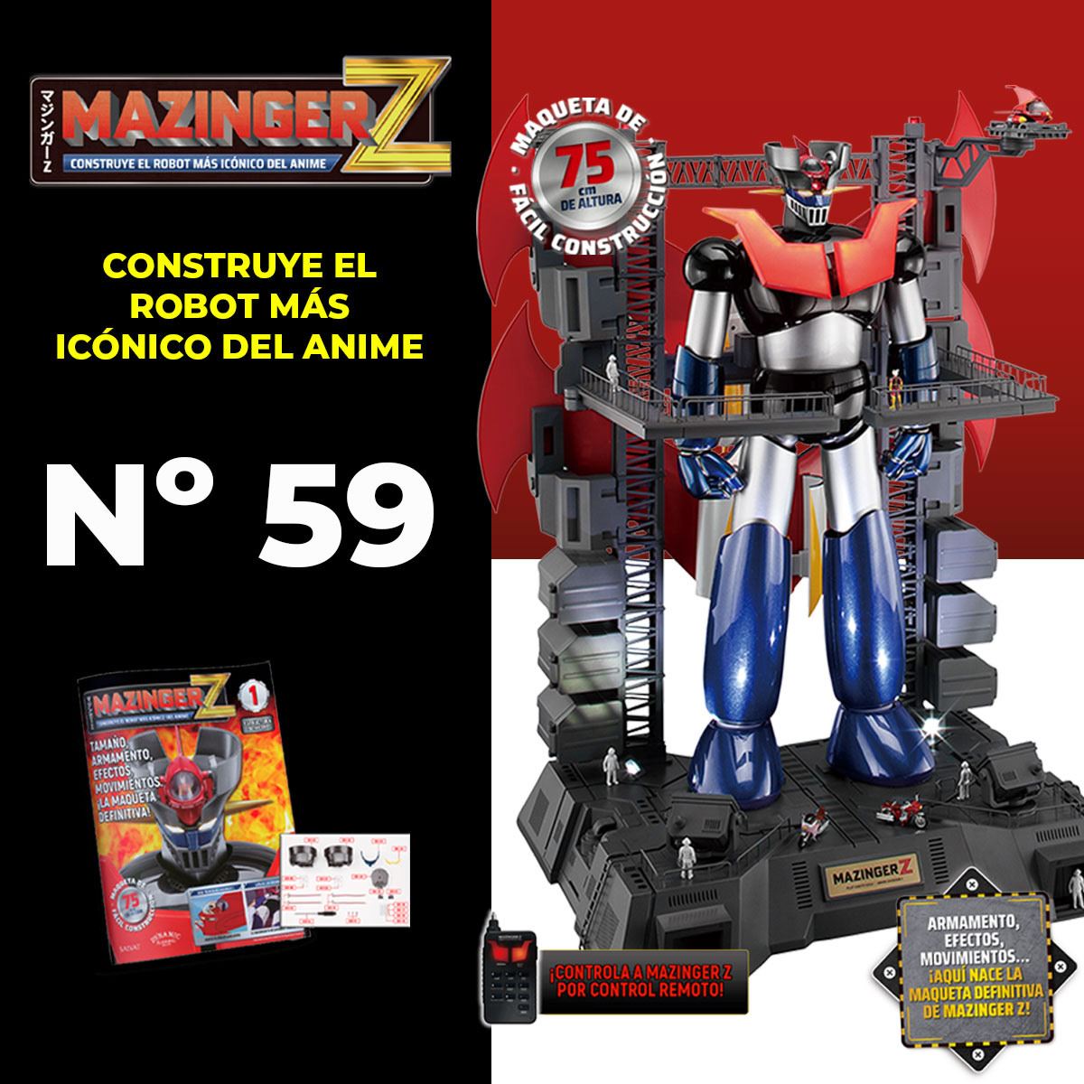 Colección Mazinger Z 0059 Editorial Salvat SL Armable