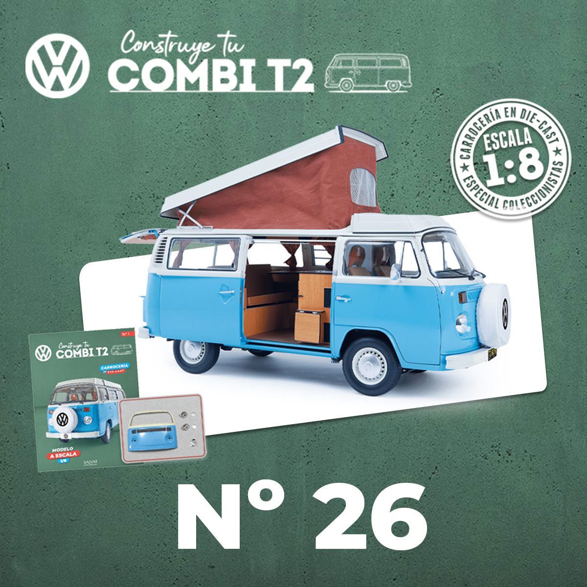 Colección Volskwagen Combi T2 0026 Editorial Salvat SL