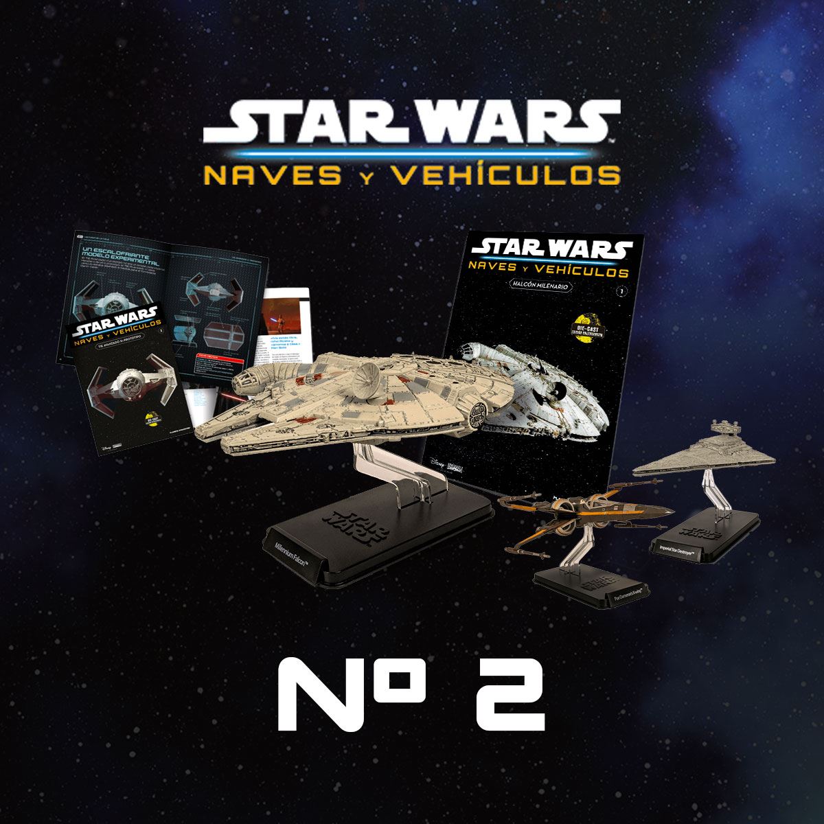 Colección Naves Star Wars 0002 Editorial Planeta de Agostini Sau Armable