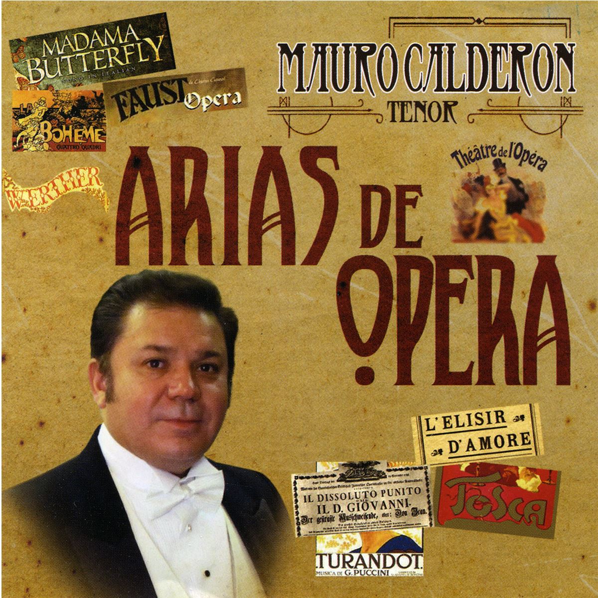 Cd Mauro Calderón-Arias De Opera