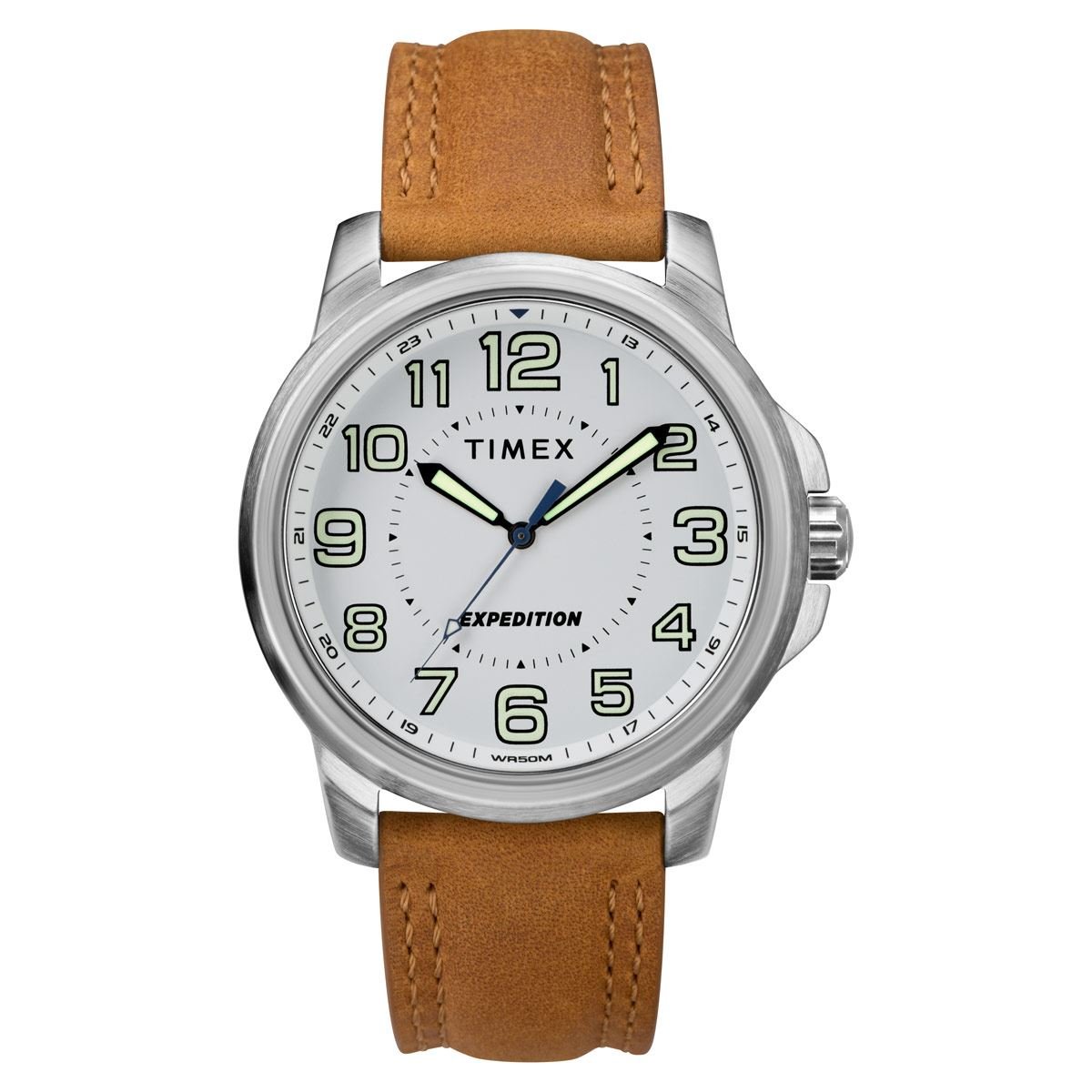Reloj Timex Casual Blanco y Café Para Caballero