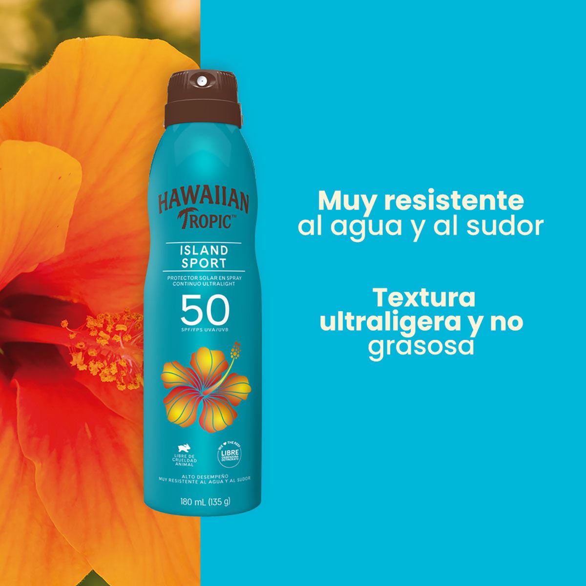 Hawaiian Tropic Island Sport CS FPS50 177ml