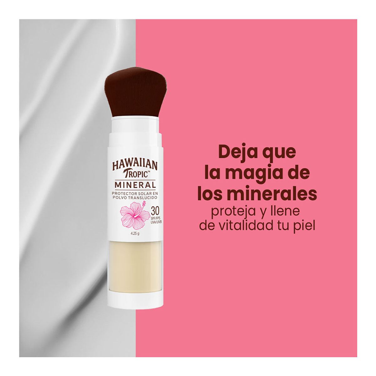 Bloqueador Solar Brush Hawaiian Tropic Mineral SPF 30 4.25g