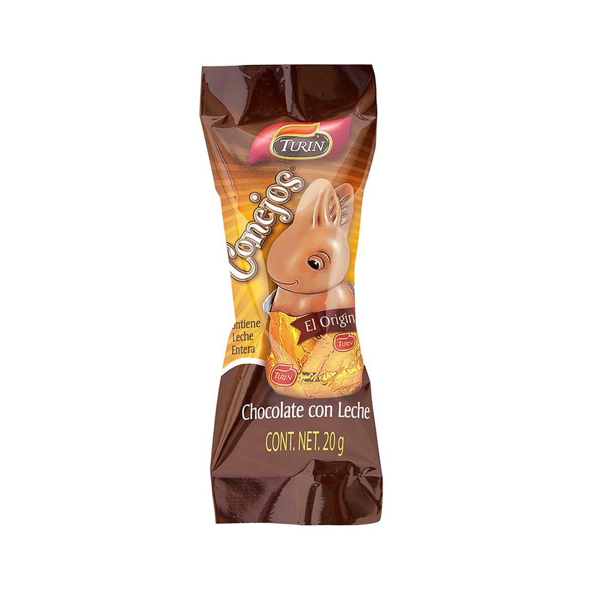 Chocolate con Leche Conejo Turin 20g