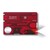 Multiherramienta Swiss Card Lite 07300T Rojo Transparente