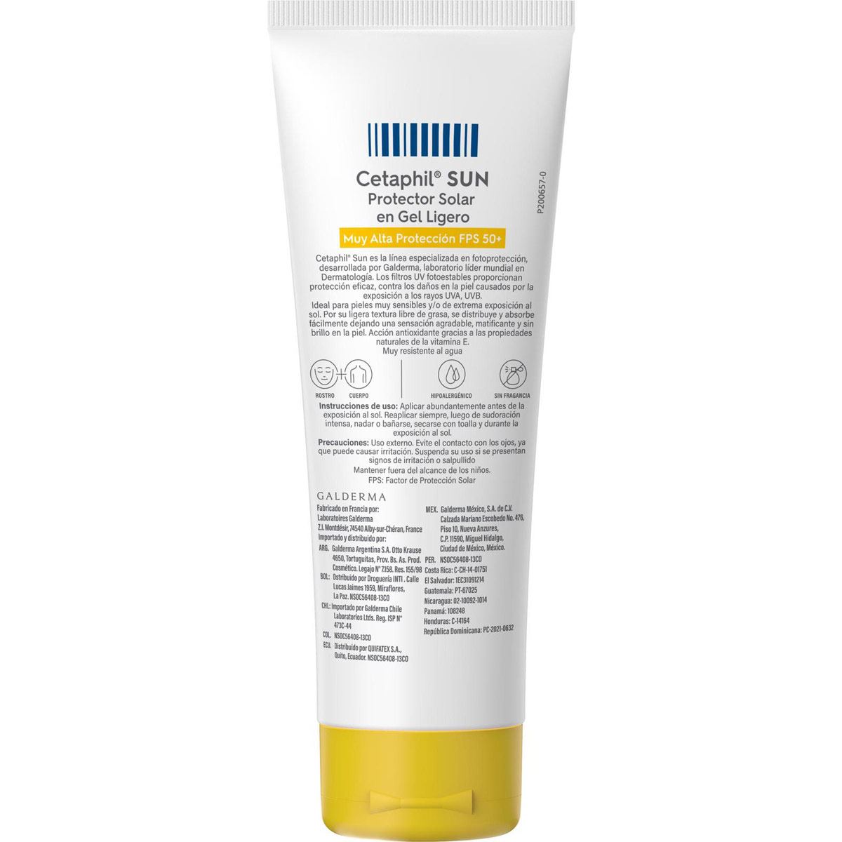 Cetaphil Sun FPS 50+ Protector Solar en Gel Ligero 100ml