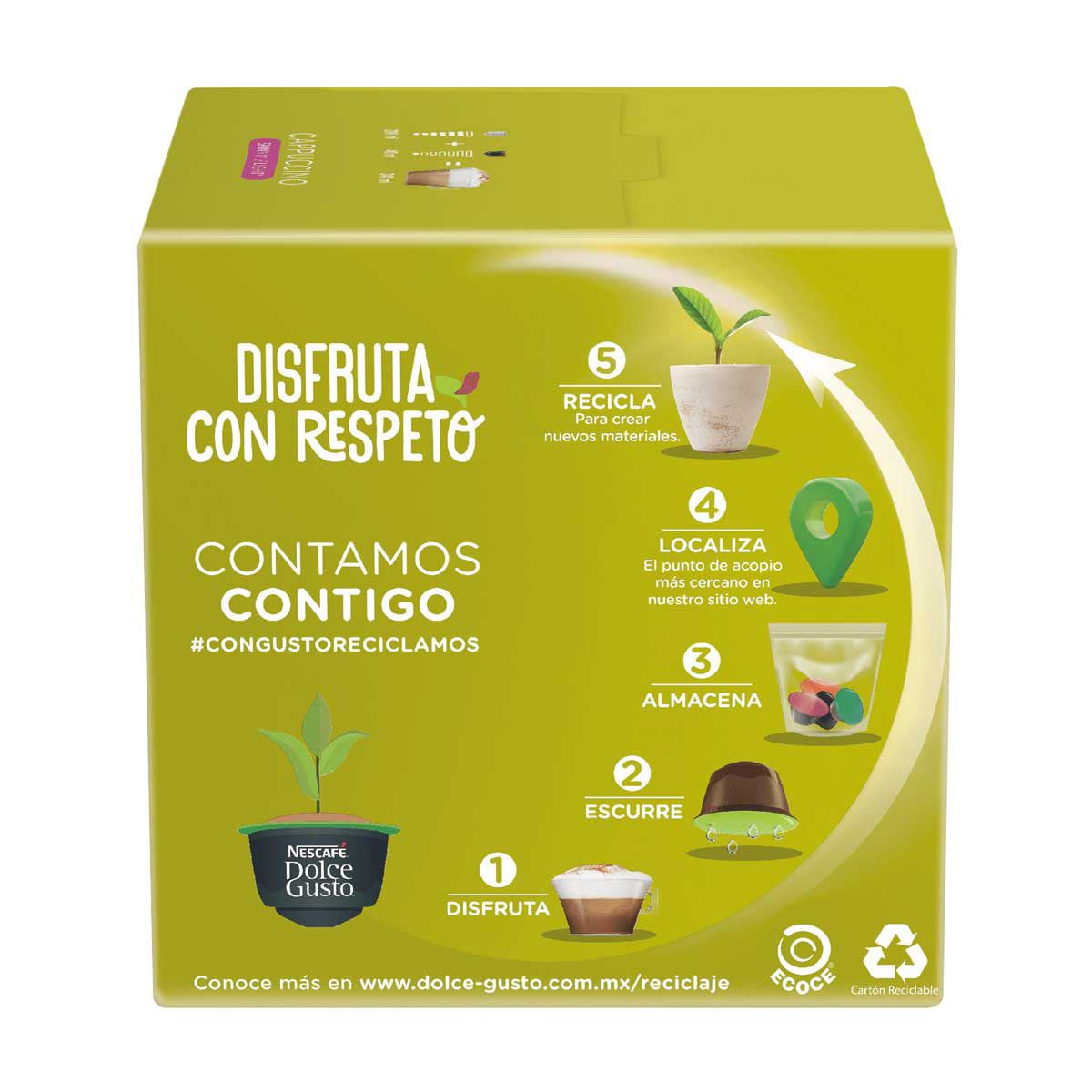 Cápsulas Cappuccino Skinny Nescafé Dolce Gusto