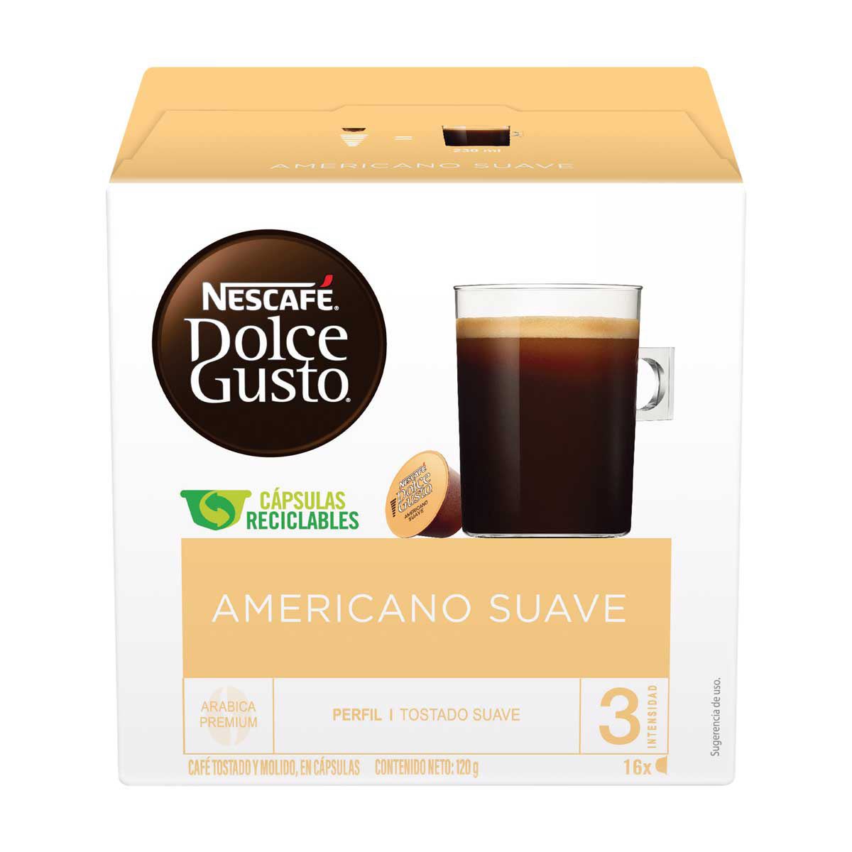 Cápsulas Americano Amanecer Suave Nescafé Dolce Gusto