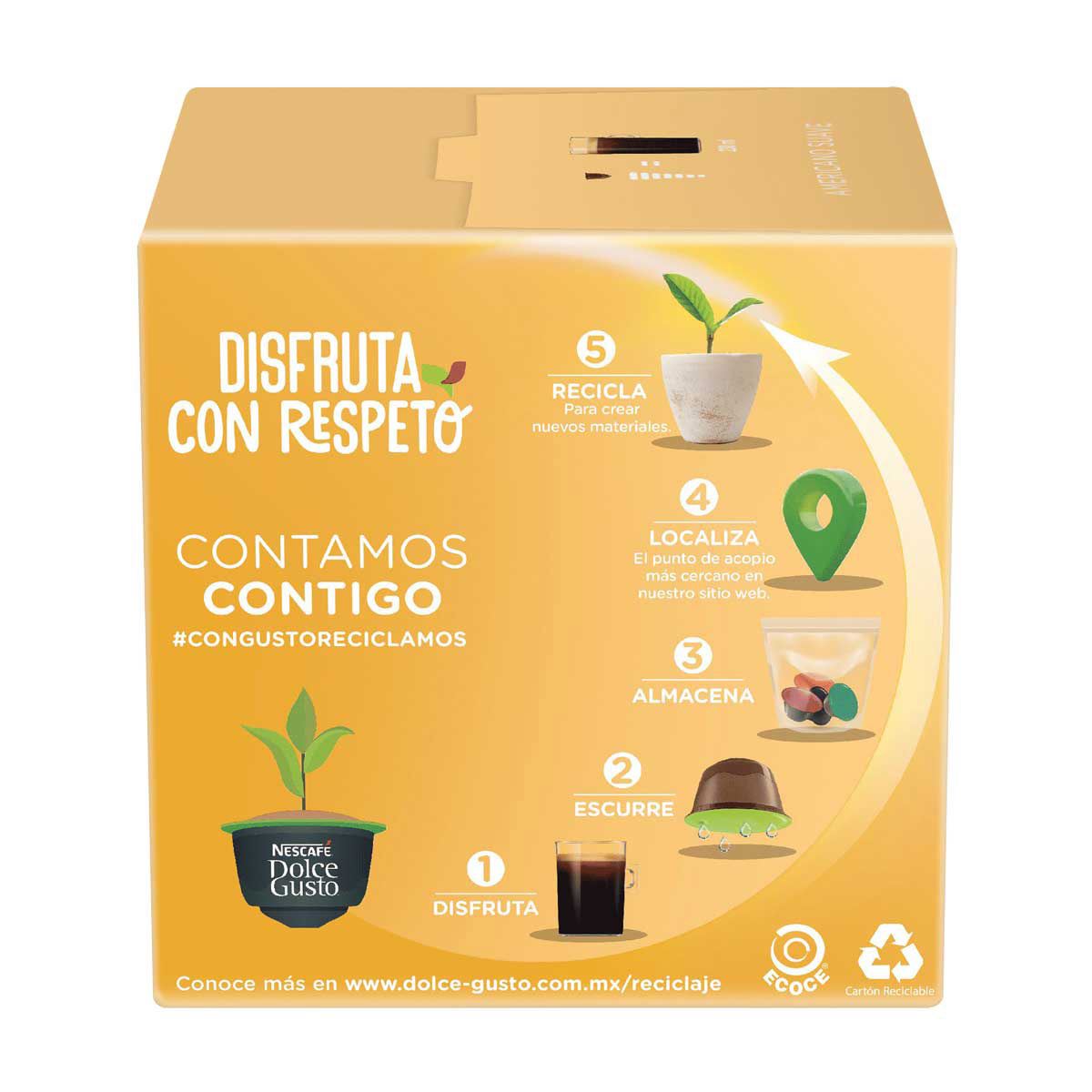 Cápsulas Americano Amanecer Suave Nescafé Dolce Gusto