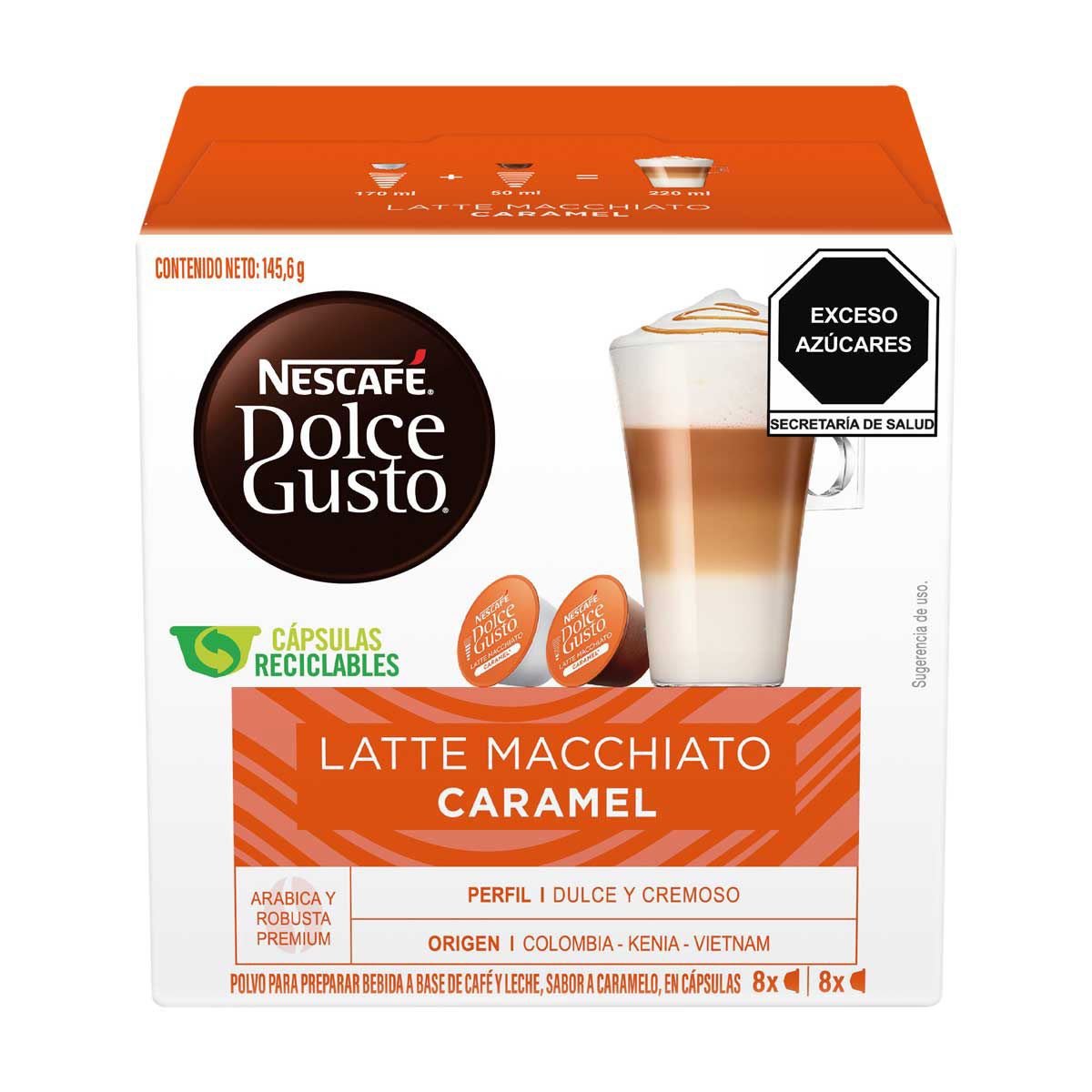Cápsulas Caramel Macchiato Nescafé Dolce Gusto
