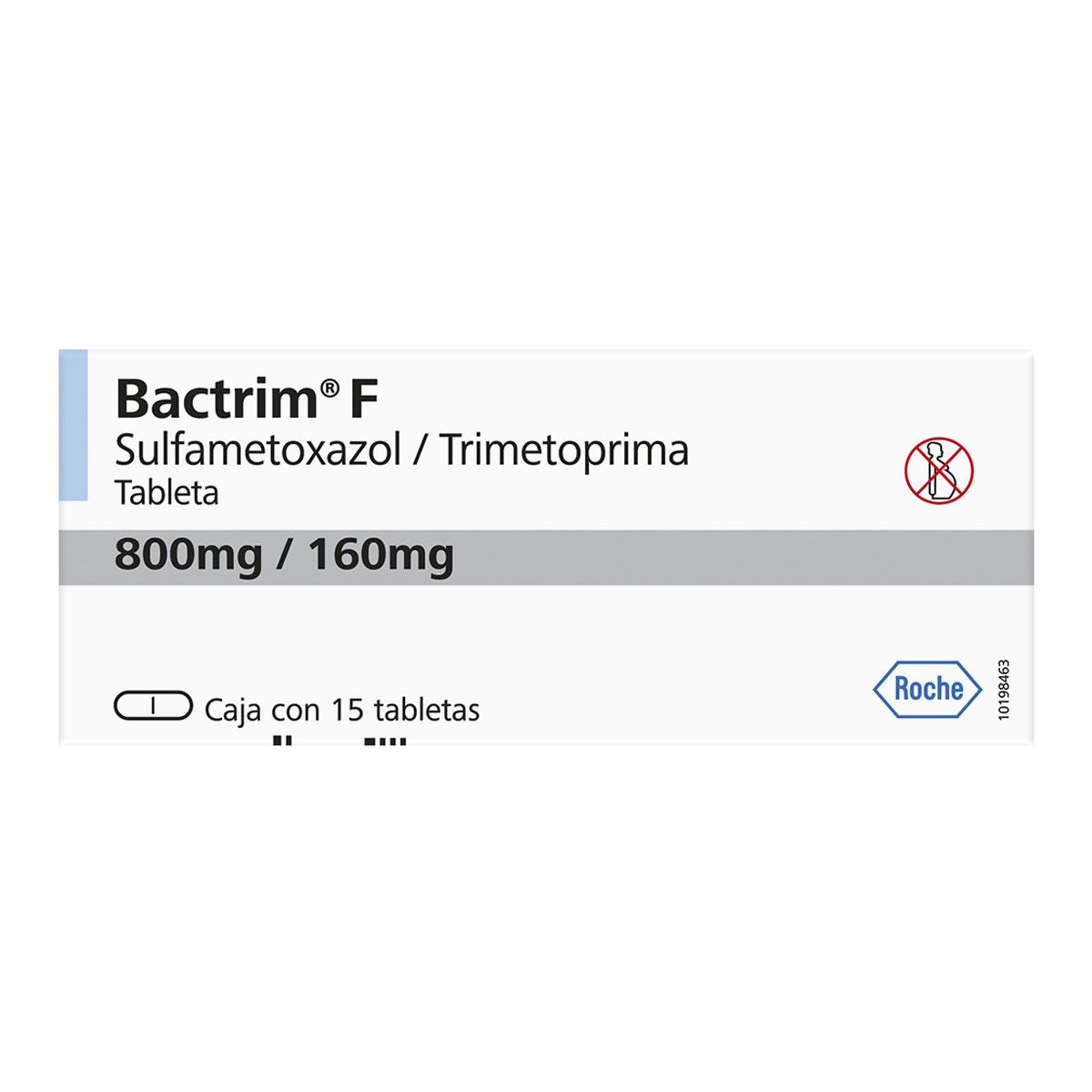 Bactrim F 800Mg/160Mg Caja con 15 Tabletas