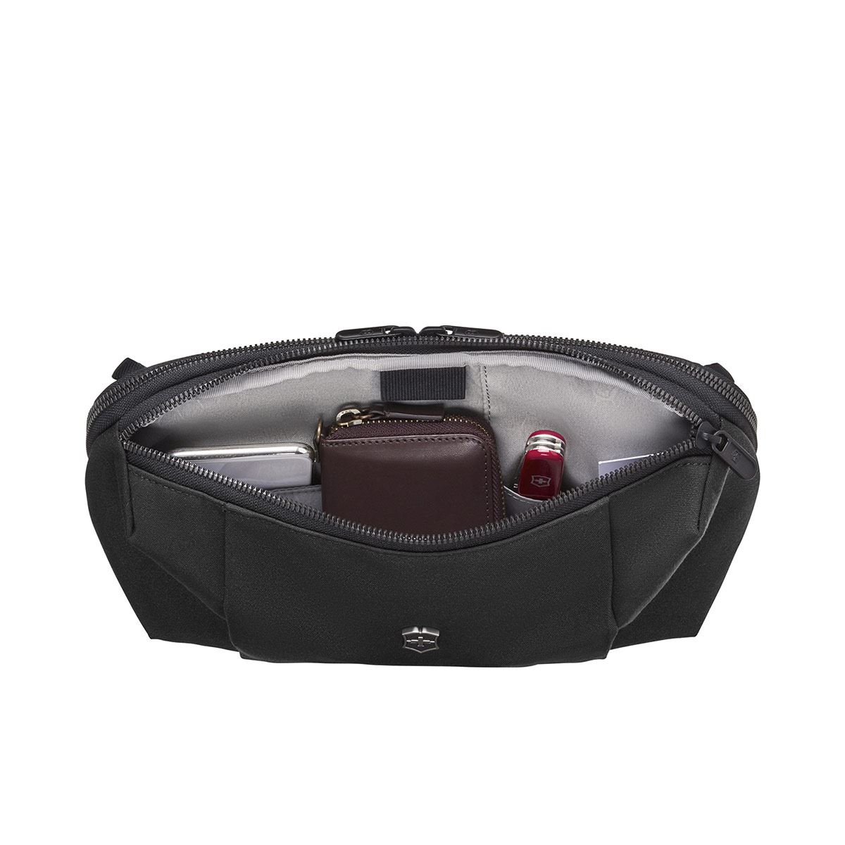 Cangurera Victorinox de Lujo Negra