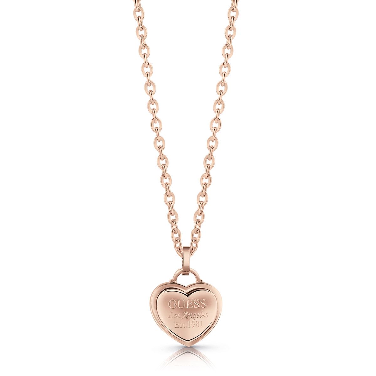 Collar Guess Follow My Charm Oro Rosa