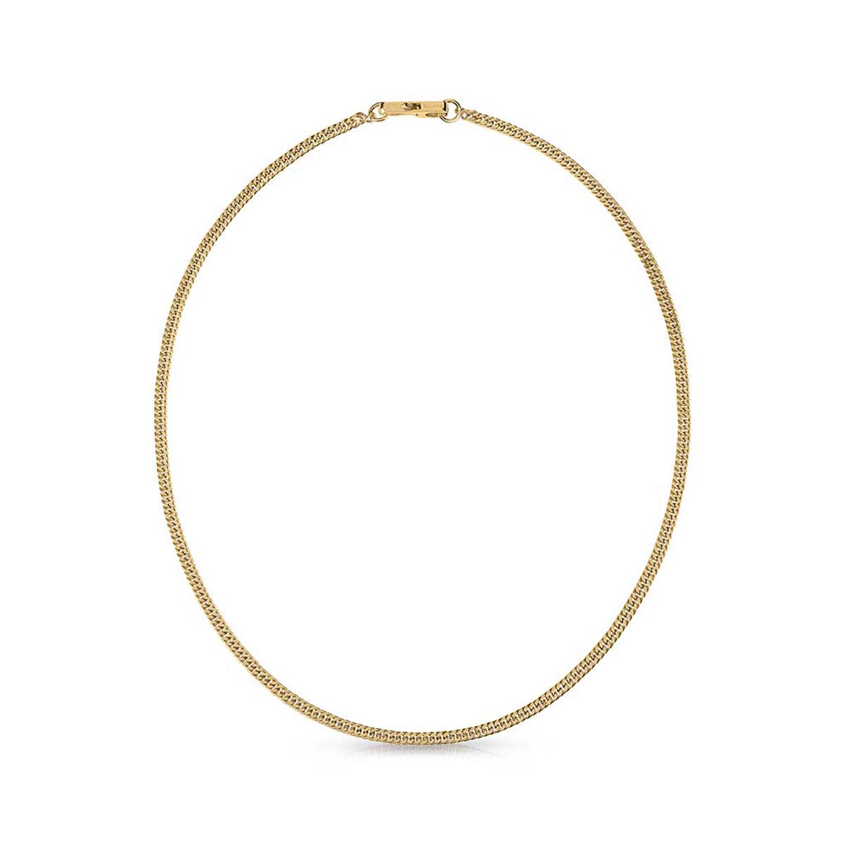 Collar Guess Caballero My Chains De Acero Inoxidable En Tono Oro