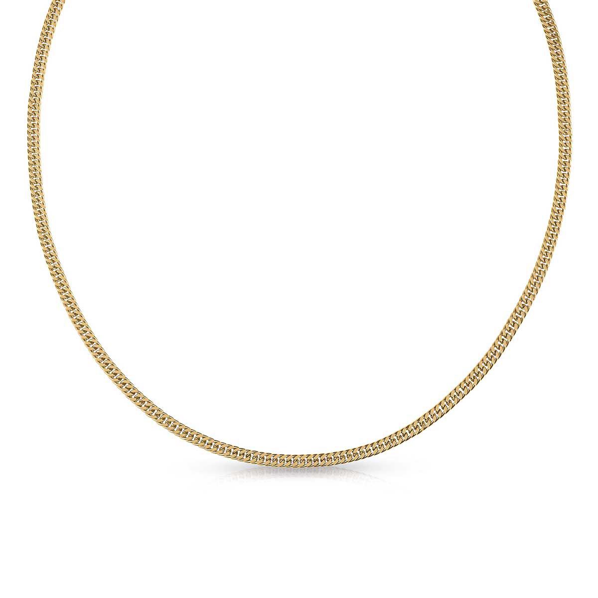 Collar Guess Caballero My Chains De Acero Inoxidable En Tono Oro