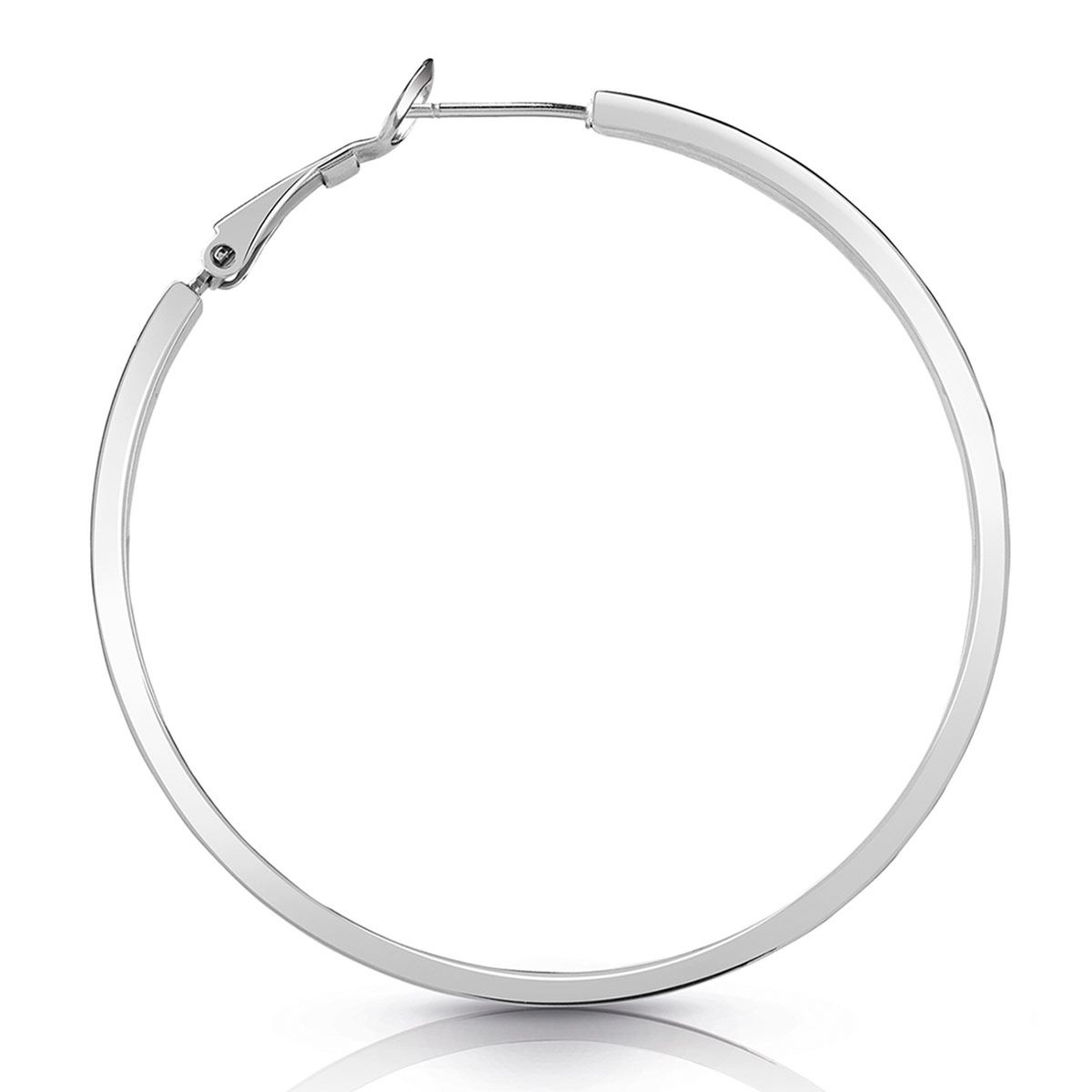 Arracadas GUESS dama color my day de acero inoxidable en tono plateado