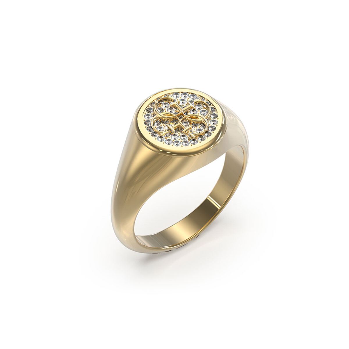 Anillo Guess Dama Dreaming Guess De Acero Inoxidable En Tono Dorado
