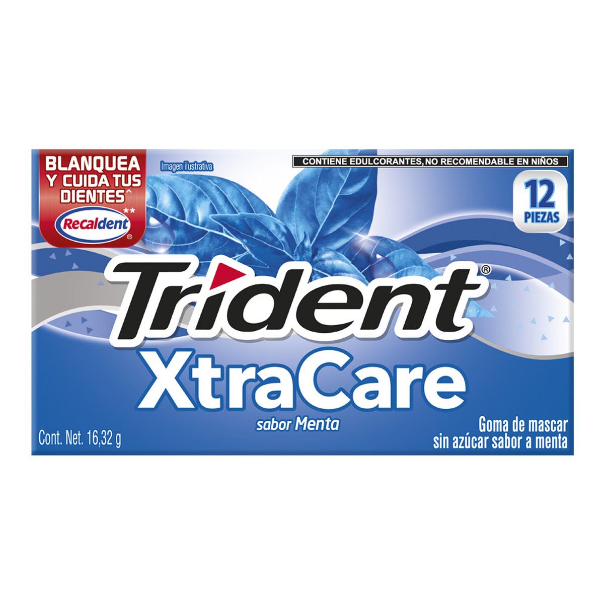 Chiclets Trident Ment.Xtracare