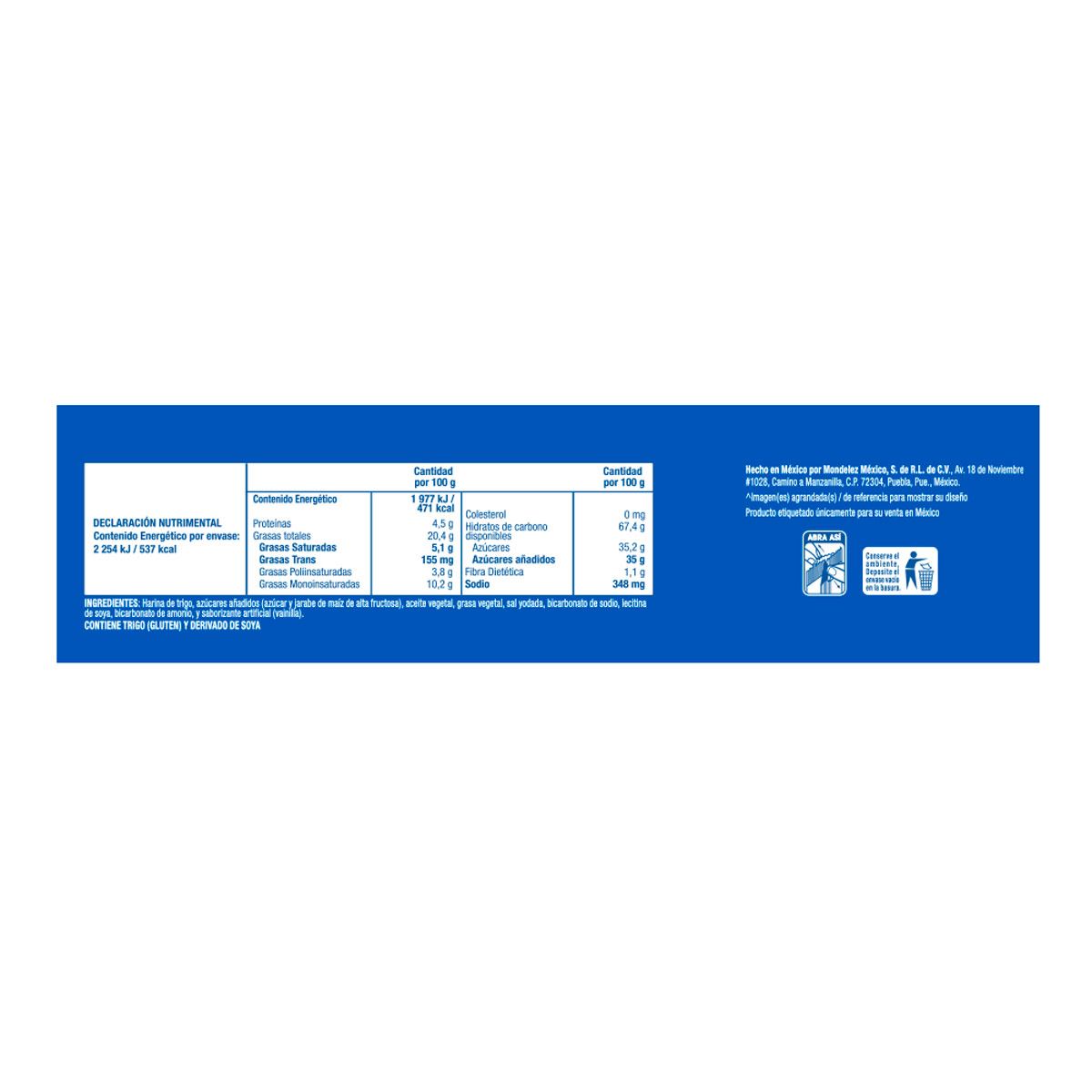 Oreo Vainilla 10 galletas