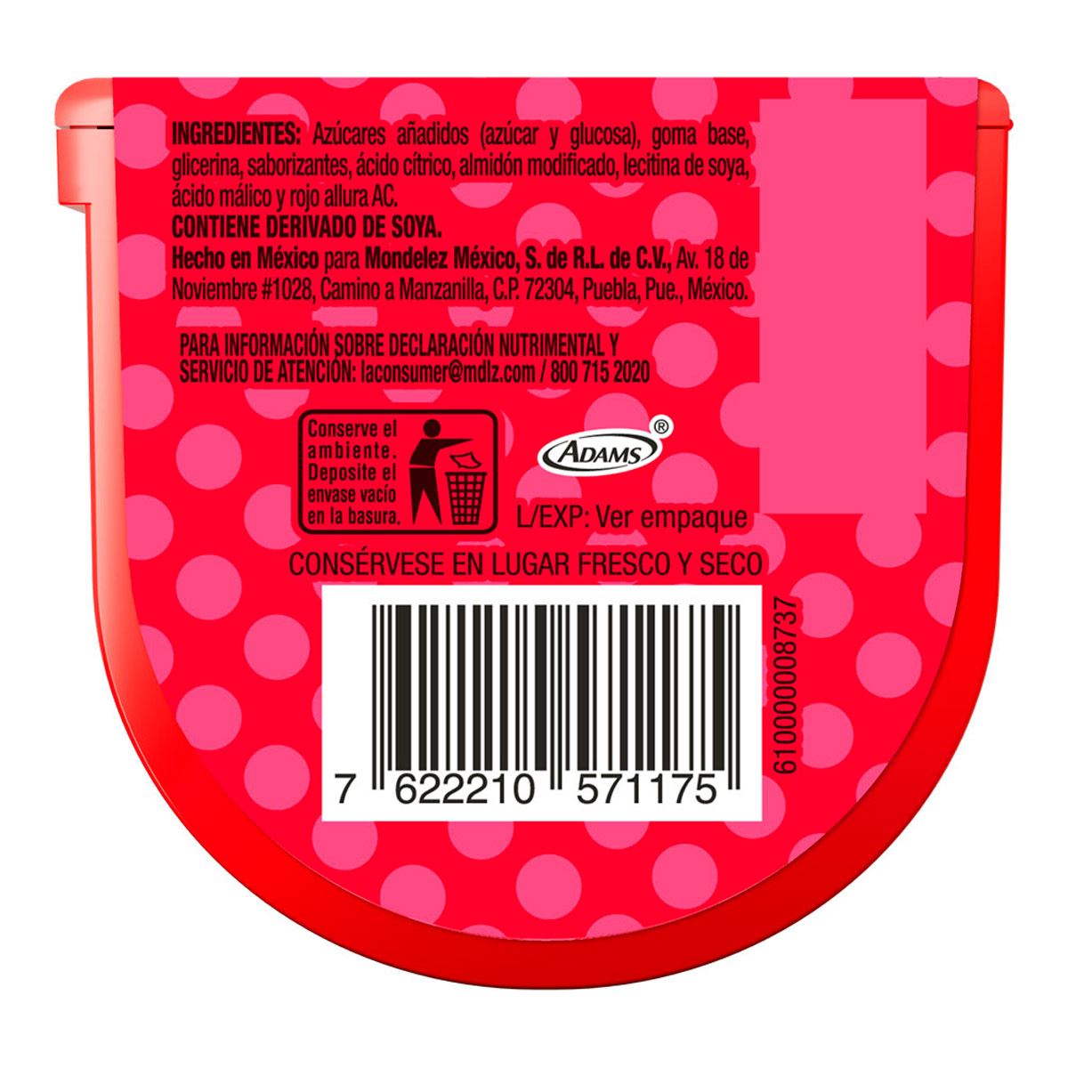 Bubbaloo Rollo Fresa 7g