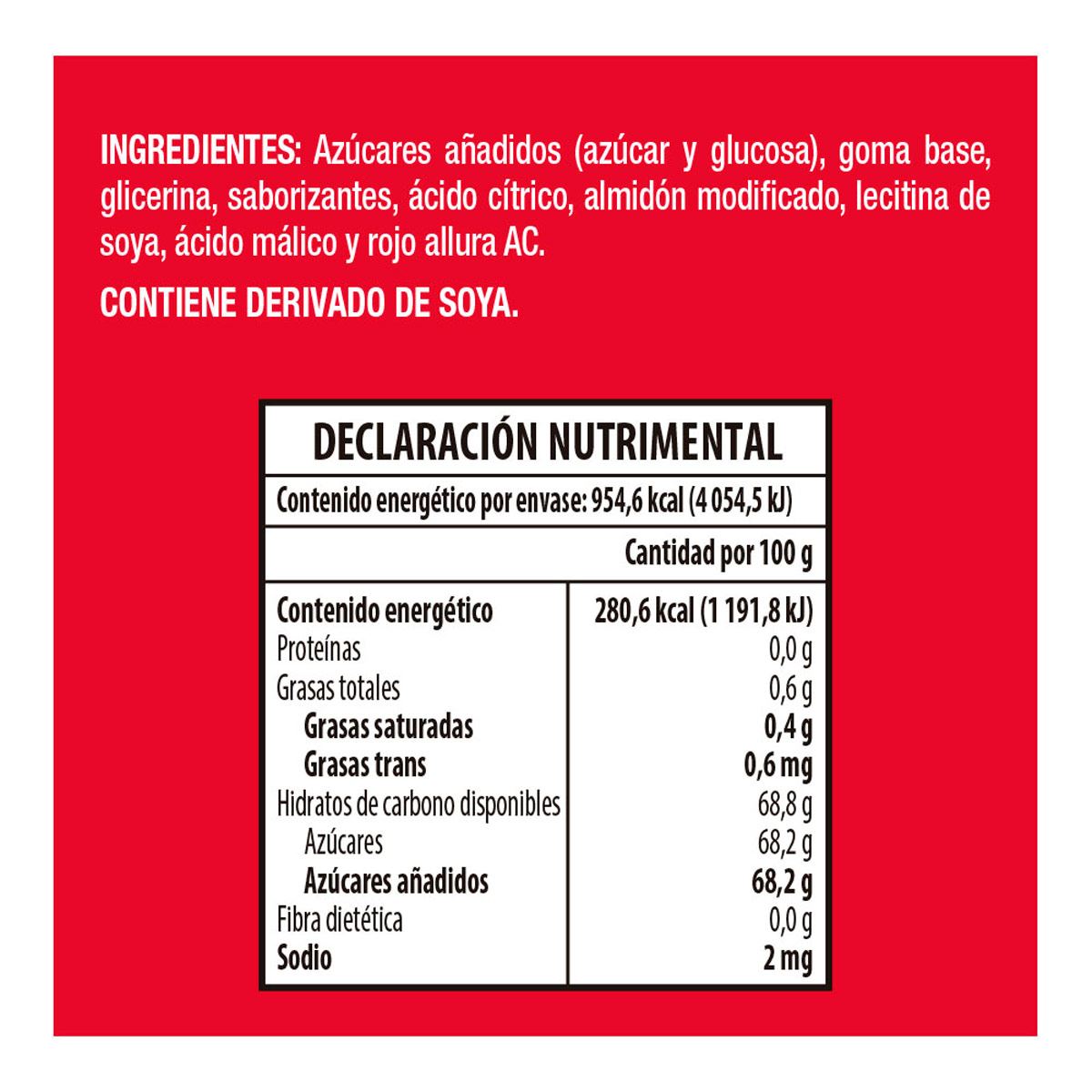 Bubbaloo Rollo Fresa 7g