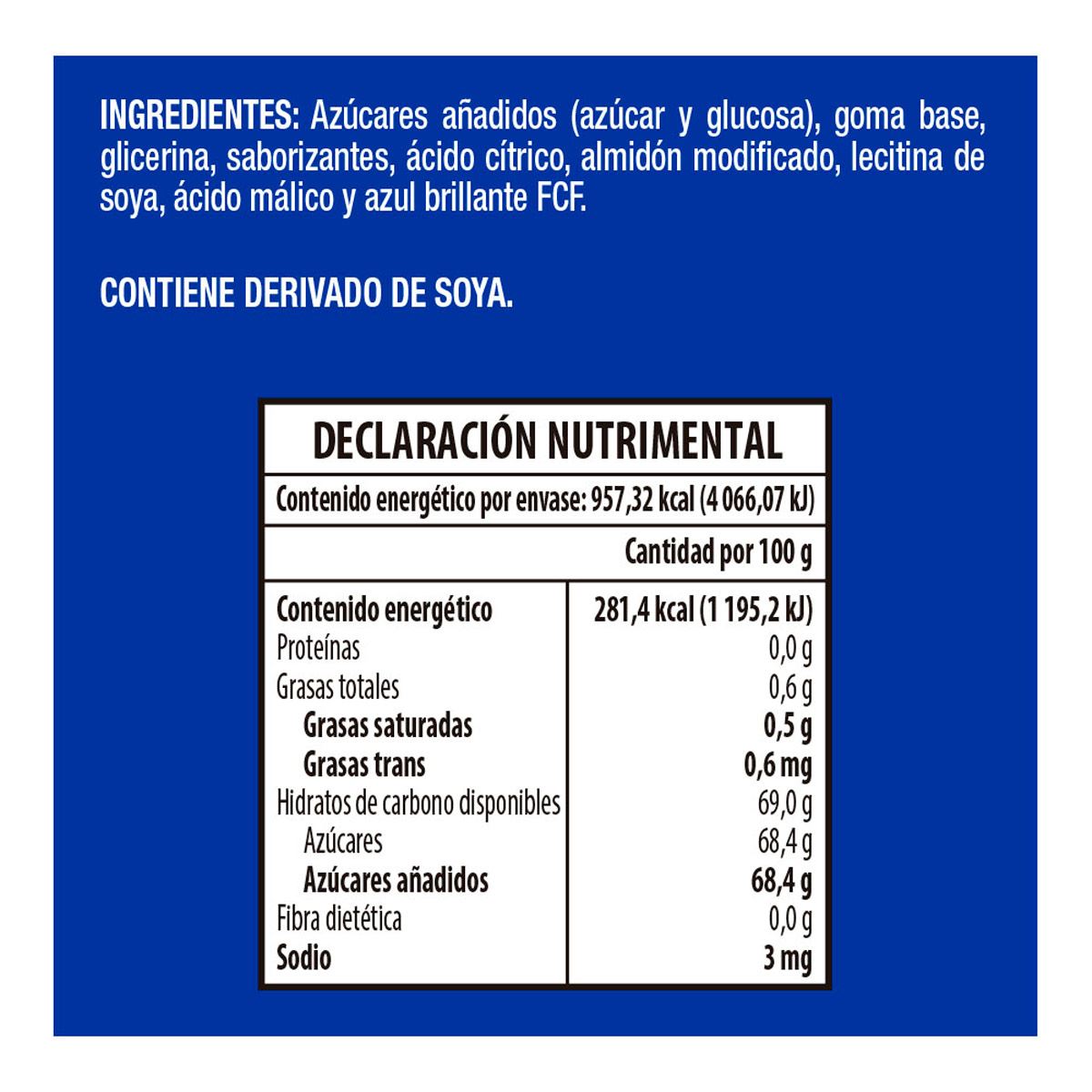 Bubbaloo Rollo Mora Azul 7g