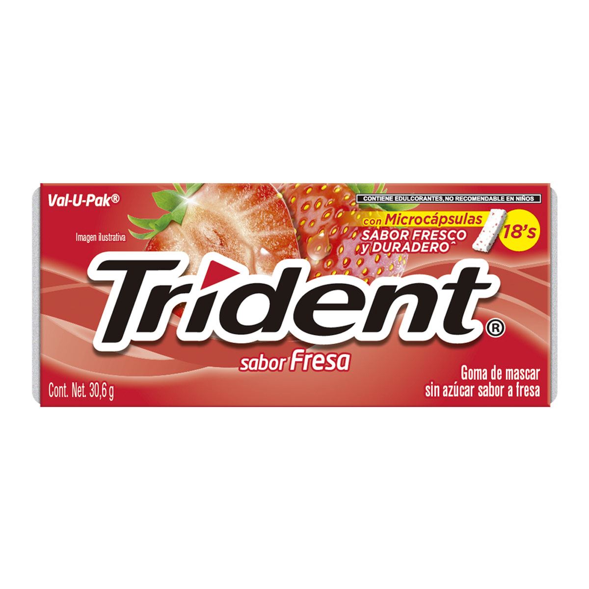 Chicles Trident Fresa