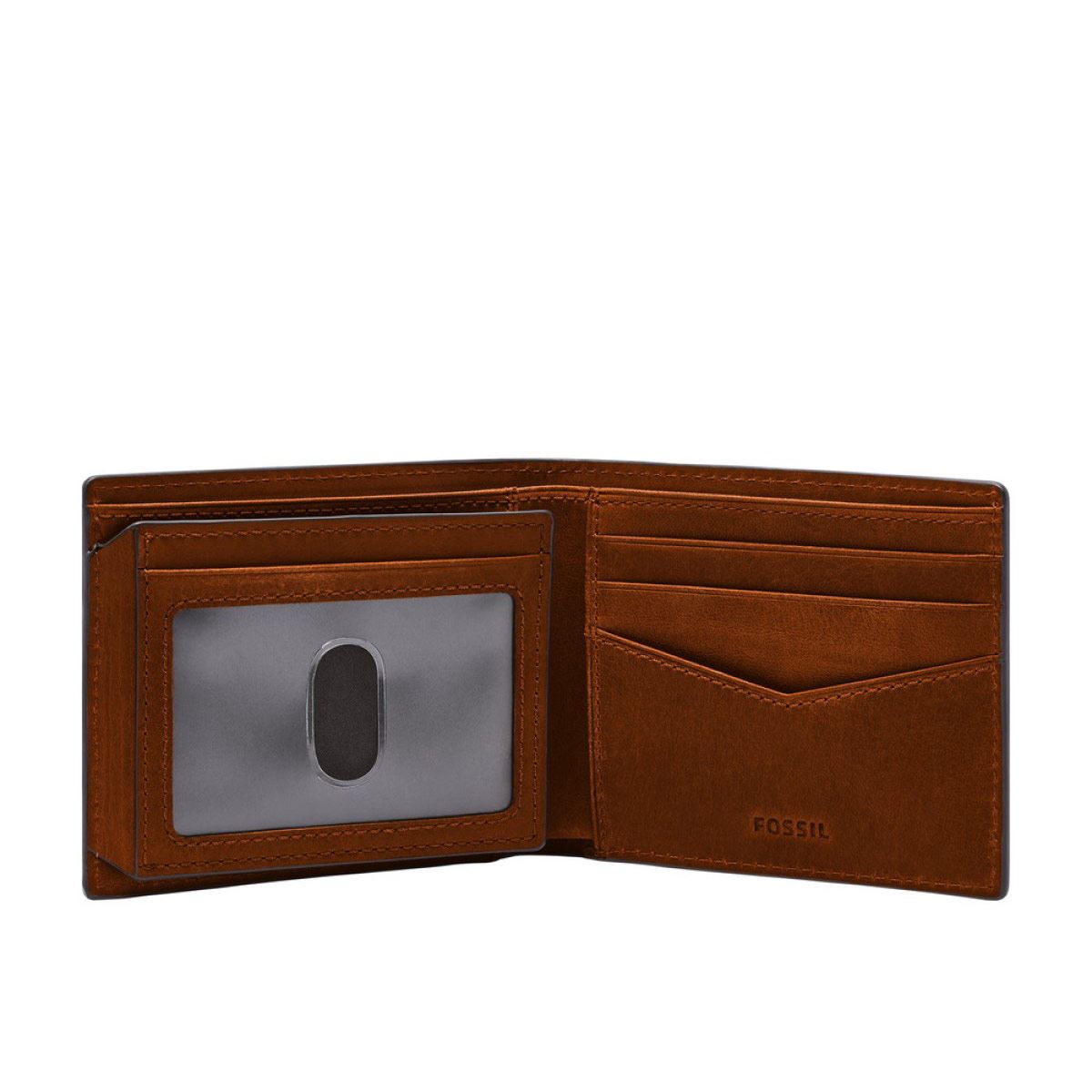 Cartera en Piel Bifold para Hombre Fossil
