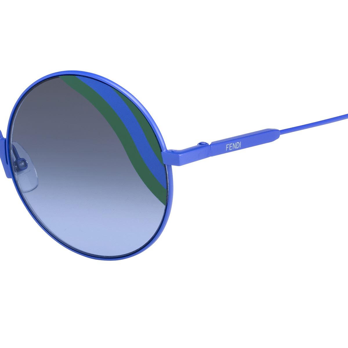 Lente solar Fendi 0248/s pjp azul redondo