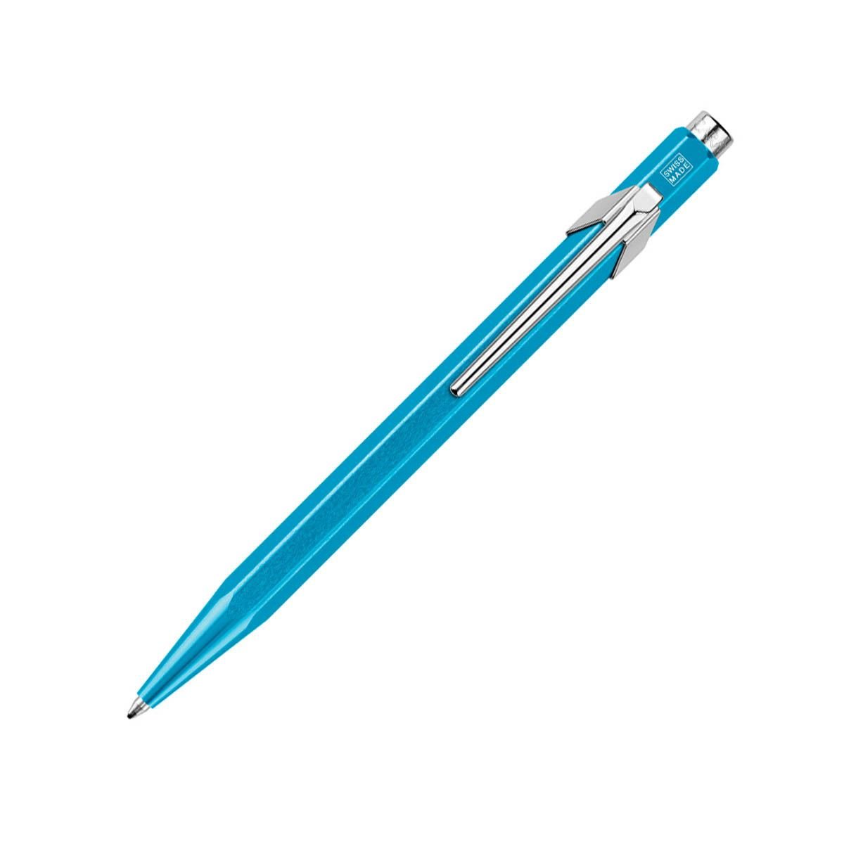 Bolígrafo color tuquesa con estuche