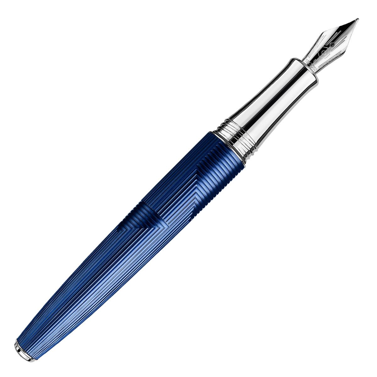 Pluma Fuente Caran D'Ache Leman Azul Marino