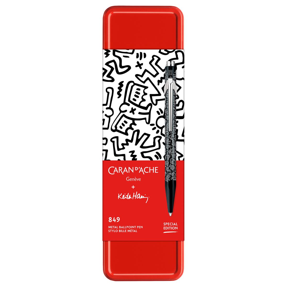 Caran d´Ache Bolígrafo 849 Keith Haring Negro