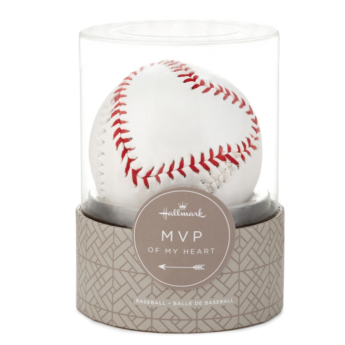 Adorno pelota de beisbol y tinta para huella