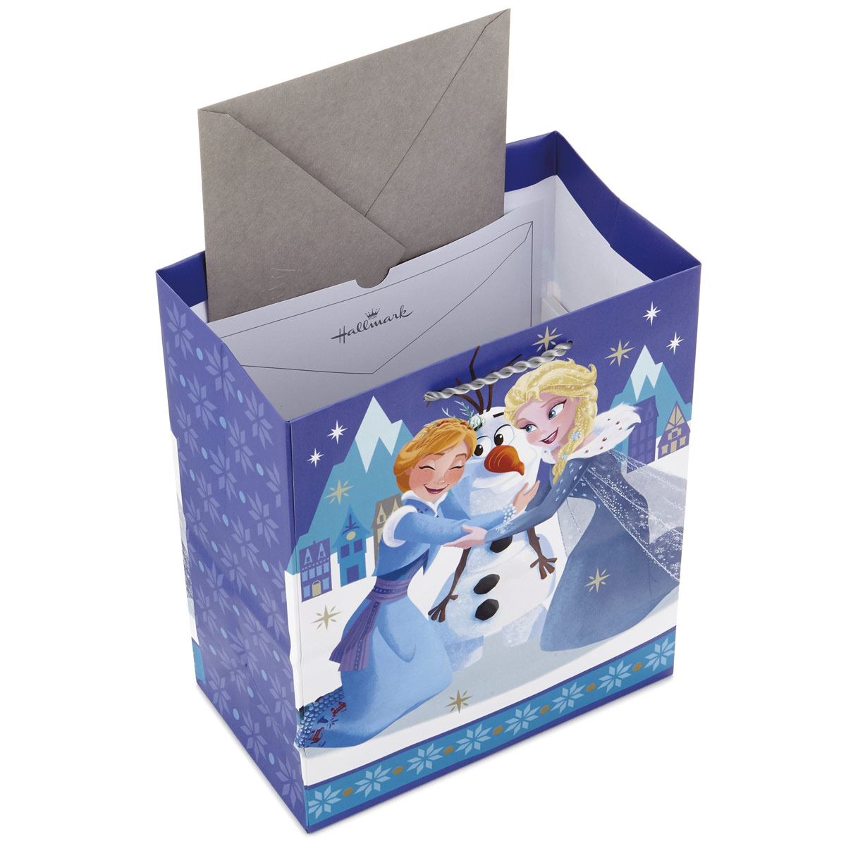 Bolsa de Regalo Hallmark 9" Disney Frozen Elsa, Anna y Olaf