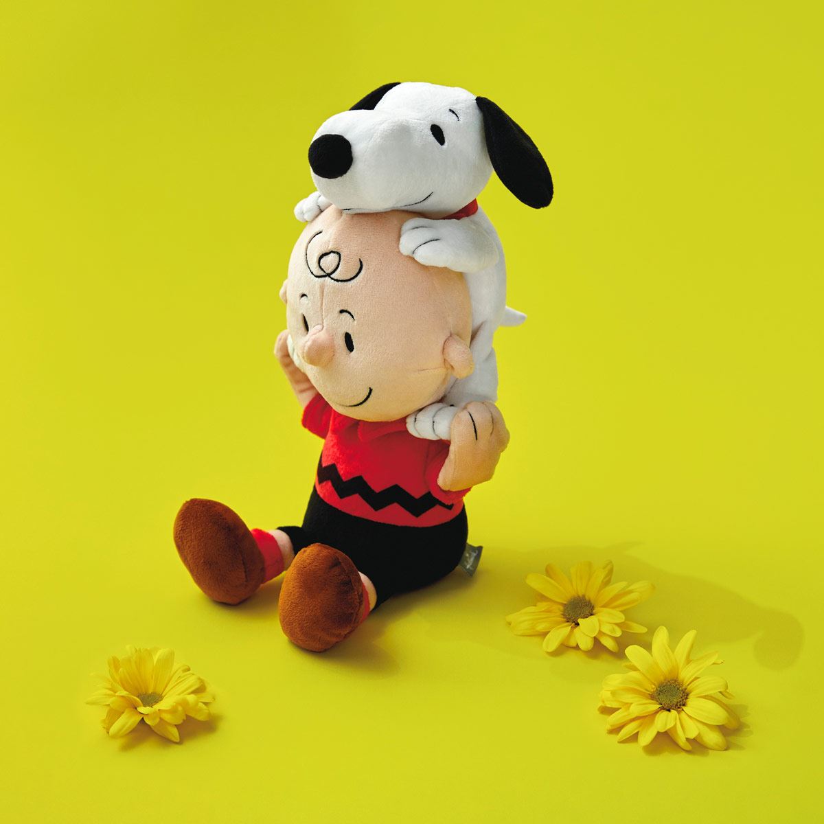 Peanuts Charlie Brown y Snoopy juntos peluches 9