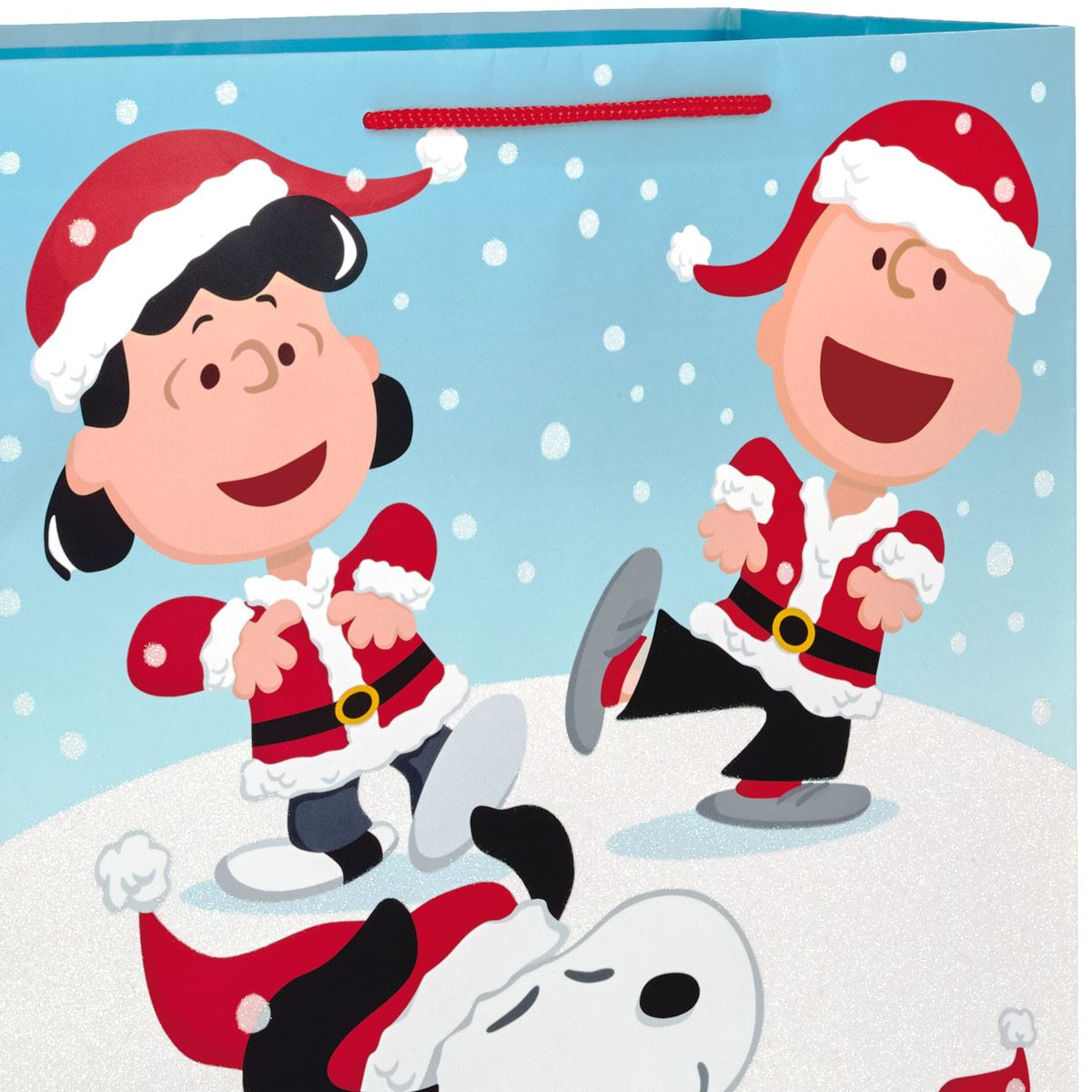 Bolsa de regalo Santa Snoopy Peanuts® Hallmark