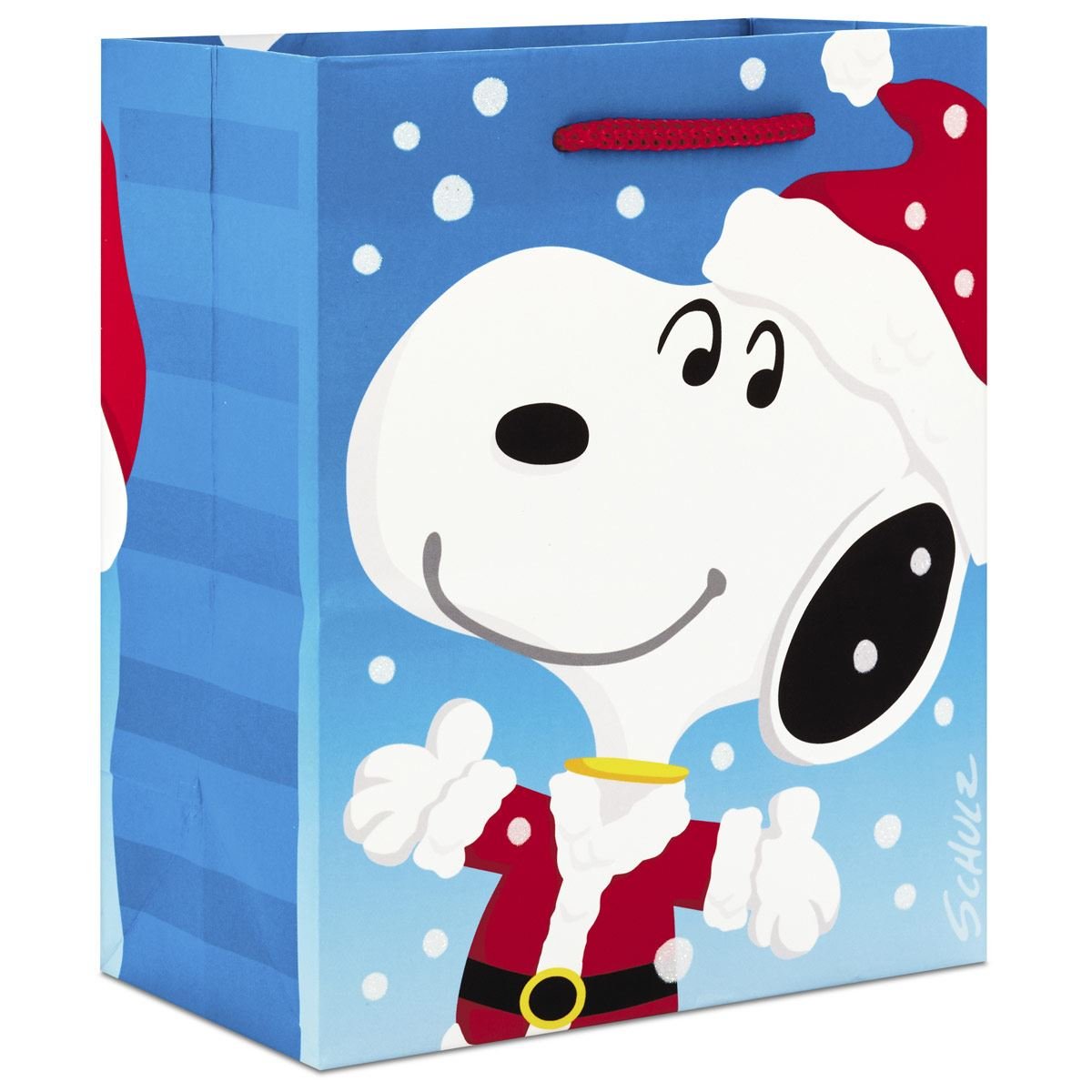 Bolsa de Regalo de Navidad de Santa Snoopy Hallmark