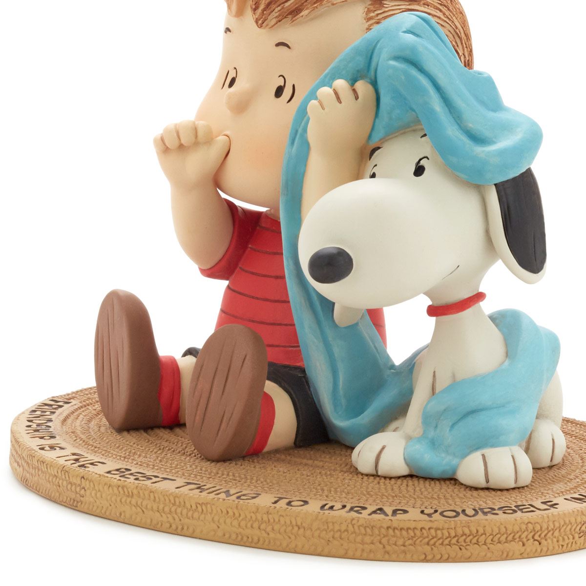Figura Cerámica Linus y Snoopy