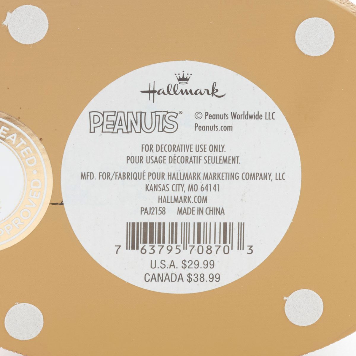 Figura Cerámica Linus y Snoopy