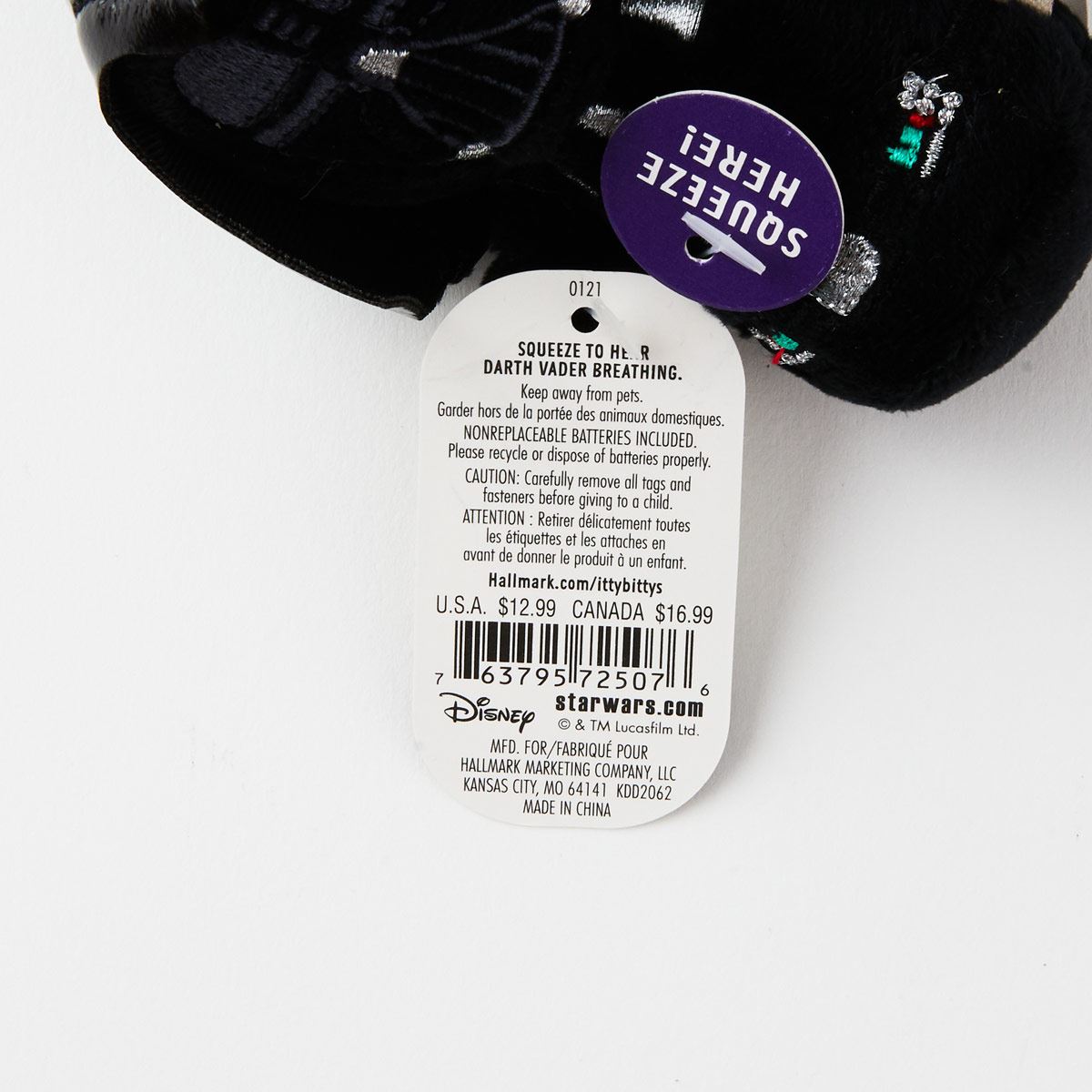 Itty bitty con sonido darth bader star wars