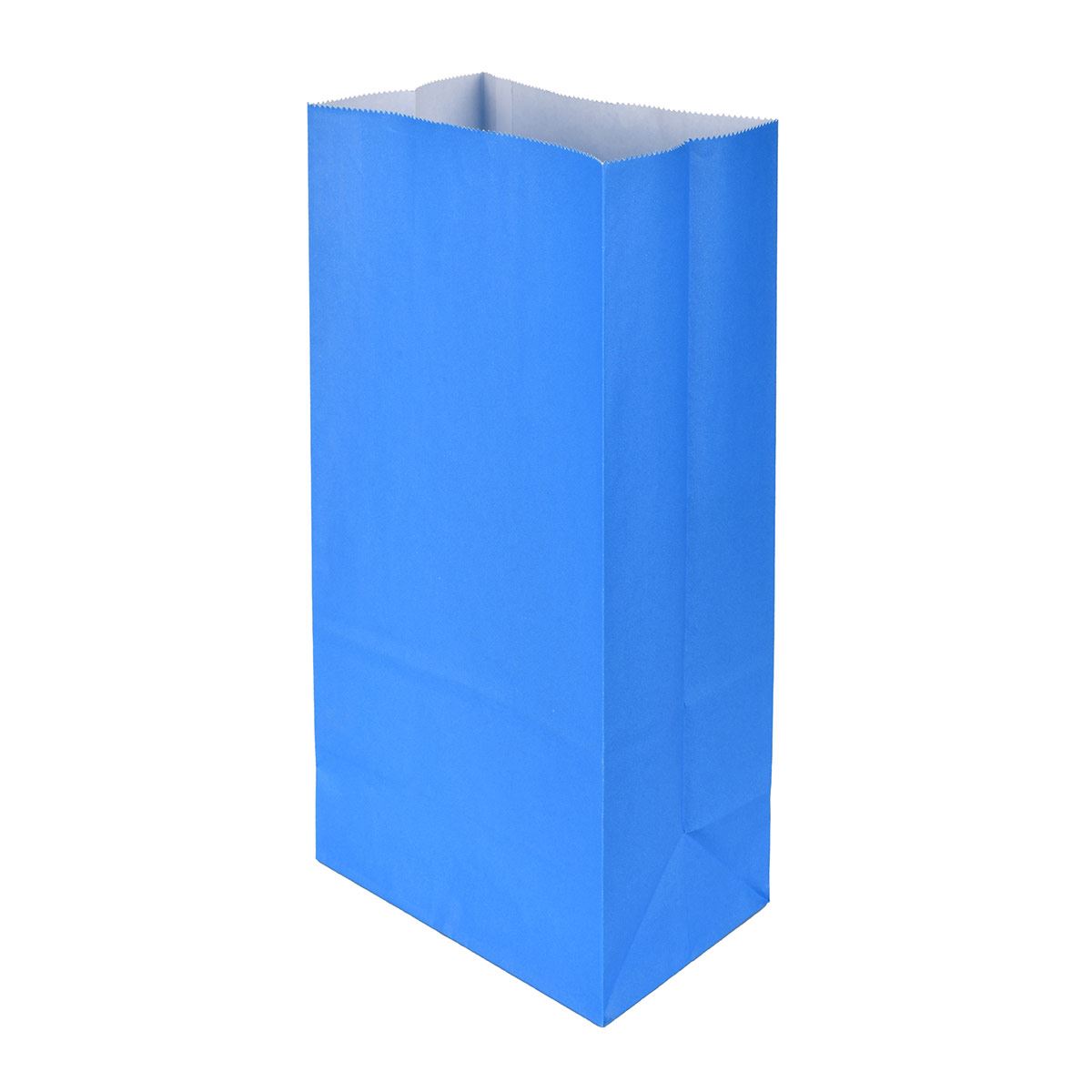 Bolsa Envoltura De Papel Kraft En Azul